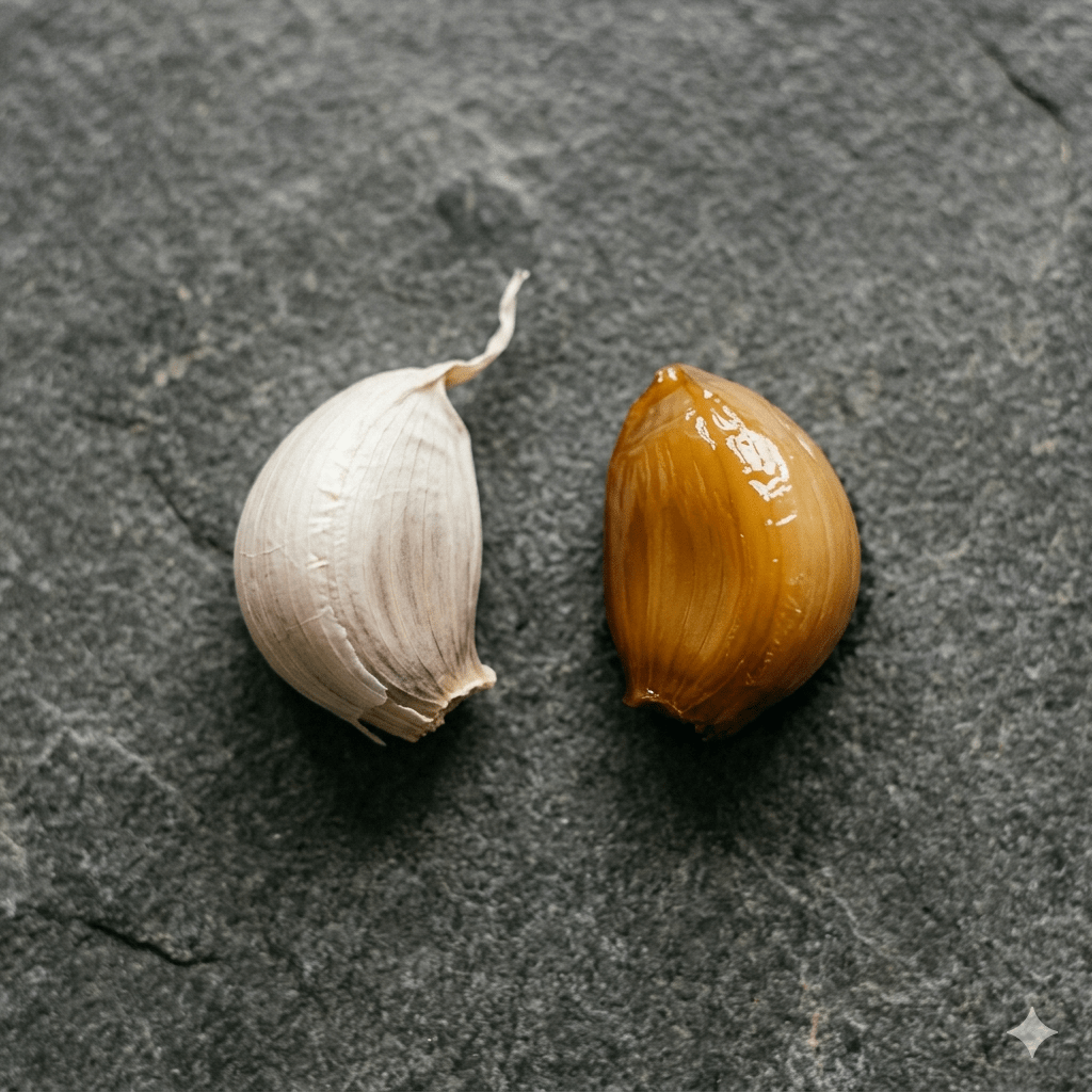 Ail cru ou cuit : en médecine chinoise, le feu transforme l'intention thérapeutique. Da Suan disperse, l'ail confit nourrit le centre. Ce que ça change concrètement